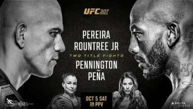 UFC 307 Pereira vs. Rountree Jr. PPV